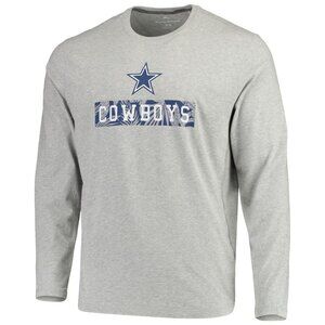 Tommy Bahama Dallas Cowboys Gray Sport  SMALL  Long Sleeve T-Shirt